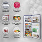 LG GL-N292BBEY 242 L 2 Star Smart Inverter Frost-Free Double Door Refrigerator ( Blue Euphoria, Smart Connect)
