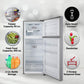 LG GL-N412SDSY 380L 2 Star Frost-Free Double Door Refrigerator (Smart Inverter, Express Freeze, Dazzle Steel)
