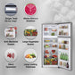 LG GL-N412SDSY 380L 2 Star Frost-Free Double Door Refrigerator (Smart Inverter, Express Freeze, Dazzle Steel)