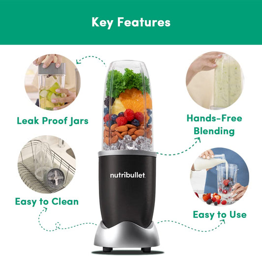 NutriBullet NB9-1249K 900W Blender | Nutrient Extractor | Compact Smoothie Maker | Suraj Electronics Delhi NCR