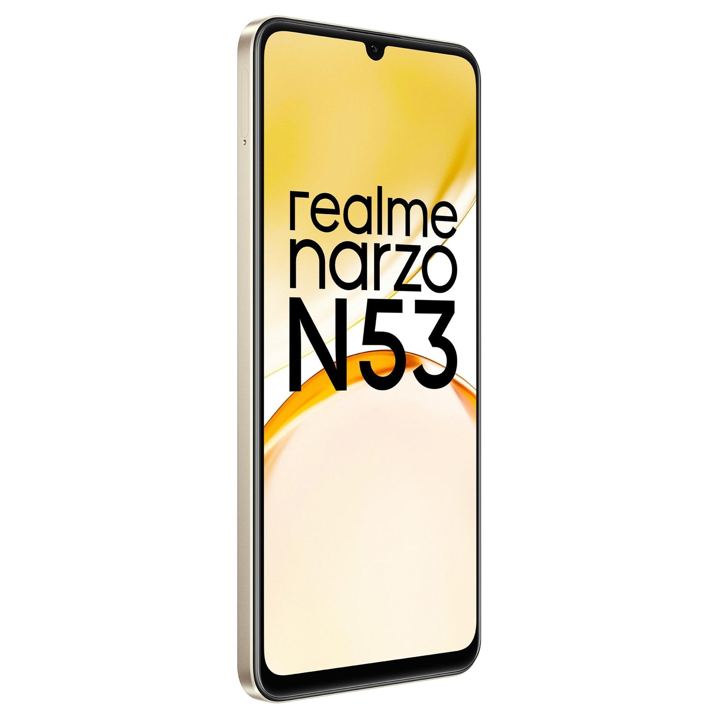 Realme Narzo N53 128 GB, 6 GB RAM, Feather Gold, Mobile Phone