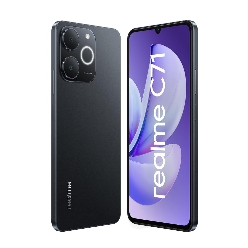 Realme C71 128 GB, 6 GB RAM, Black, Mobile Phone