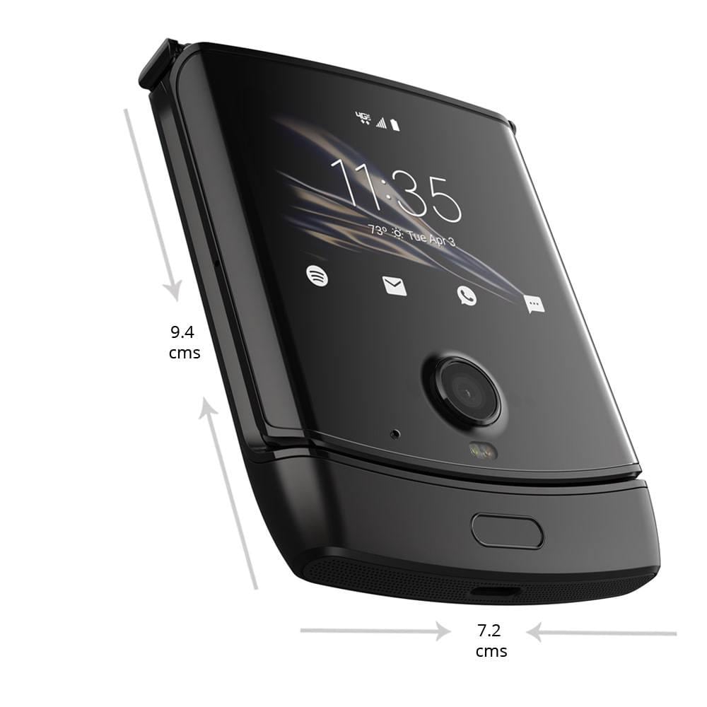 Motorola Razr 128 GB, 6 GB RAM, Noir Black, Mobile Phone