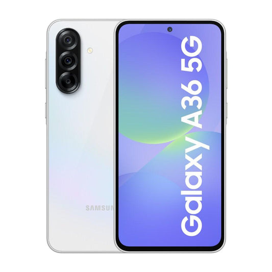 Samsung Galaxy A36 5G 128 GB, 8 GB RAM, Awesome White, Mobile Phone
