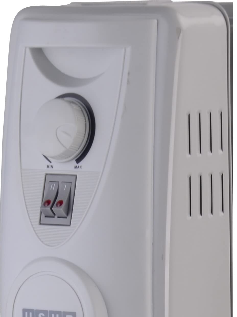 Usha OFR 4211 F PTC 11-Fin 2900 W Oil Filled Radiator Room Heater with Fan (White) | Suraj Electronics Delhi NCR