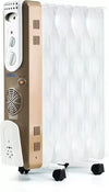 USHA OFR 3609 FS PTC 2000W Oil Filled Room Heater – 9 Fins, Adjustable Thermostat, Overheat & Tip-Over Protection