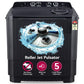 LG P115ASKAZ 11.5 Kg 5 Star Wind Jet Dry Rat Away Technology Semi-Automatic Top Loading Washing Machine ( Roller Jet Pulsator, Punch + 3, Middle Black)