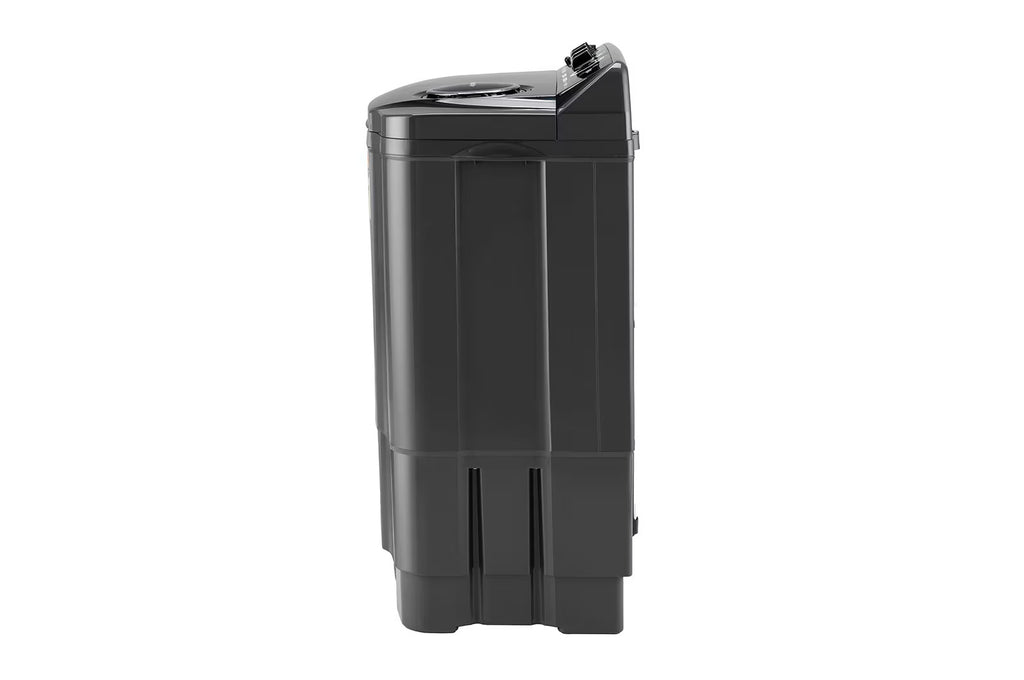 LG P9555SKAZ 9.5Kg, Semi Automatic Top Load Washing Machine, , Roller Jet Pulsator + Soak, Rat Away, Middle Black)