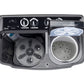LG P9555SKAZ 9.5Kg, Semi Automatic Top Load Washing Machine, , Roller Jet Pulsator + Soak, Rat Away, Middle Black)