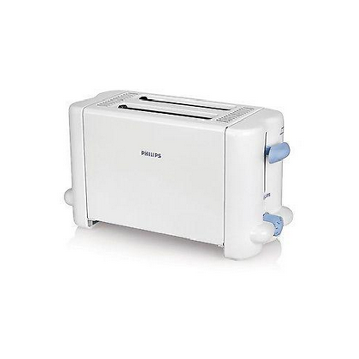 Philips HD4815/28 2-Slice 800W Pop-Up Toaster (White) – Adjustable Browning, Compact Design, 2-Year Warranty