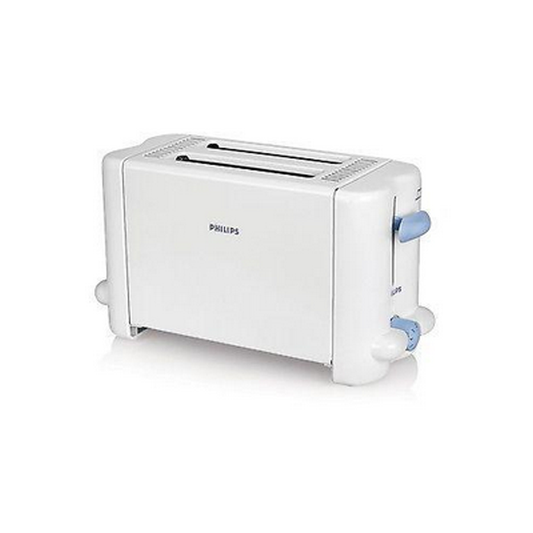 Philips HD4815/28 2-Slice 800W Pop-Up Toaster (White) – Adjustable Browning, Compact Design, 2-Year Warranty