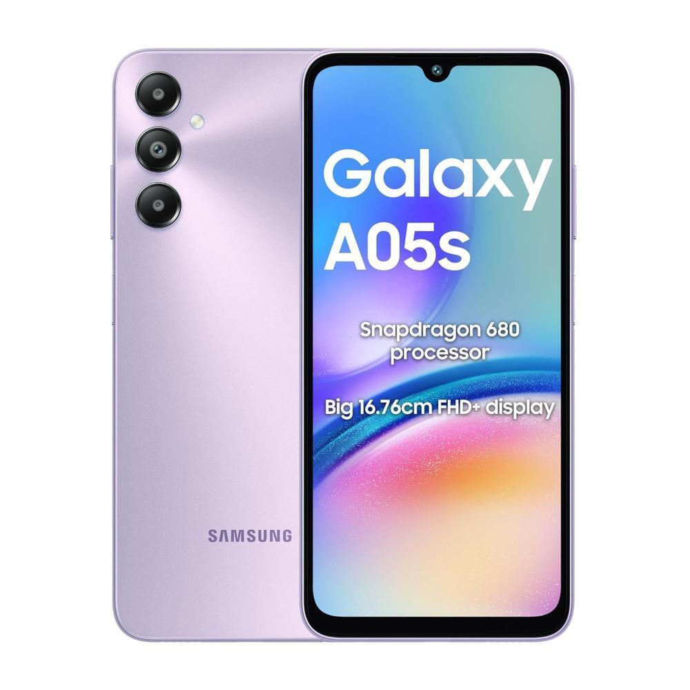 Samsung Galaxy A05s 4G 128 GB, 6 GB RAM, Light Violet, Mobile Phone