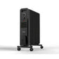 Philips CX3013 13Fin (Oil Filled Radiator)|Room Heater|2900W|3 Heat Settings & PTC Fan  Wheels| Comfortable Breathing|360° Heating (Black)