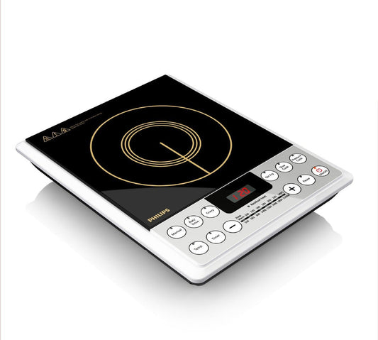 Philips HD4929/01 2100-Watt Induction Cooktop (Black) – 8 Power Levels, Indian Cooking Modes, Auto-Off, Cool-Touch Surface