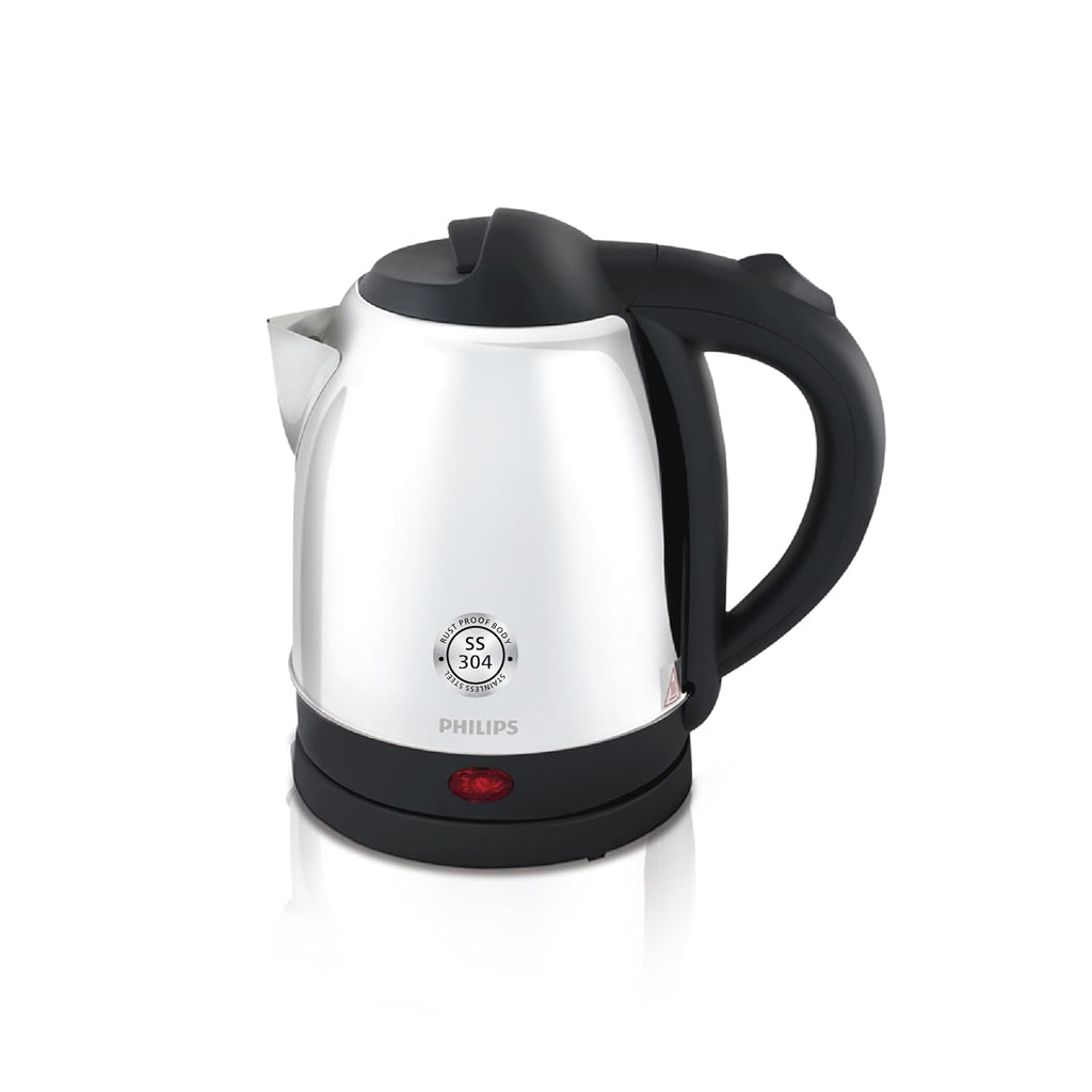 Philips HD9373/00 1.5 L Stainless Steel Electric Kettle (Black) | 1500 W | Triple Auto Cut-Off | SS-304 Rust-Proof Body | Suraj Electronics Delhi NCR