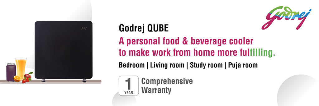 Godrej Qube 30L Personal Cooler Without Compressor – Silent Solid State Cooling, TEC QUBE 30 HS Q 103 Black