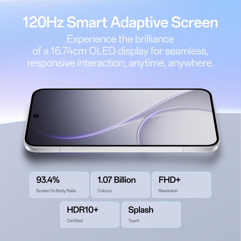 Oppo Reno15 5G 256 GB, 12 GB RAM, Twilight Blue, Mobile Phone