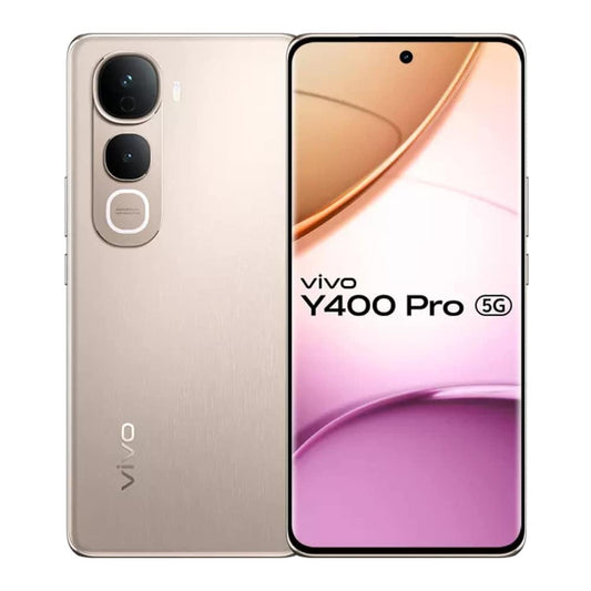 Vivo Y400 Pro 5G 256 GB, 8 GB RAM, Fest Gold, Mobile Phone