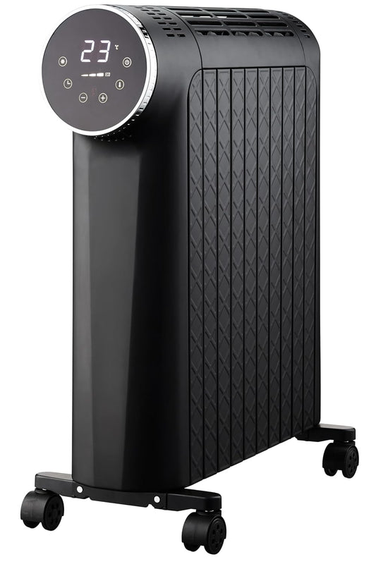 Russell Hobbs ROR10D HeatIQ 2500W Oil Filled Radiator Heater | 10 Fin | Safe & Silent