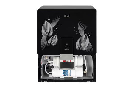 LG WW146RTLB RO + Mineral Booster Water Purifier 8L Stainless Steel Tank | Black | Suraj Electronics Delhi NCR