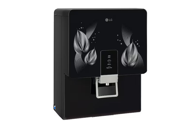 LG WW146RTLB RO + Mineral Booster Water Purifier 8L Stainless Steel Tank | Black | Suraj Electronics Delhi NCR