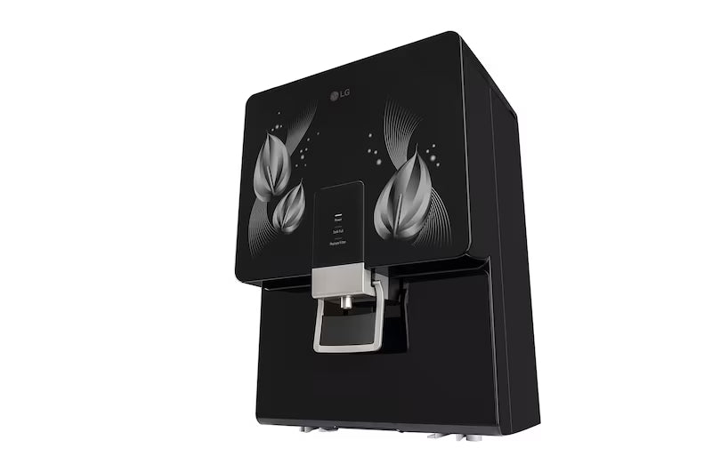LG WW146RTLB RO + Mineral Booster Water Purifier 8L Stainless Steel Tank | Black | Suraj Electronics Delhi NCR