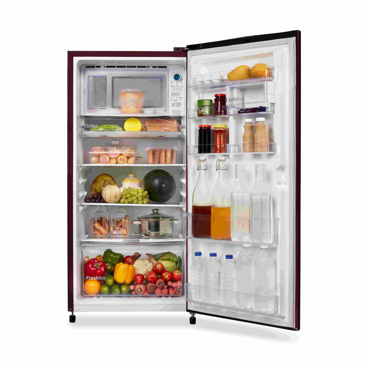 Voltas Beko RDC220B / W0VWE0M000UGD 185 L, 4 Star, Single Door DC Refrigerator (Vivi Wine)