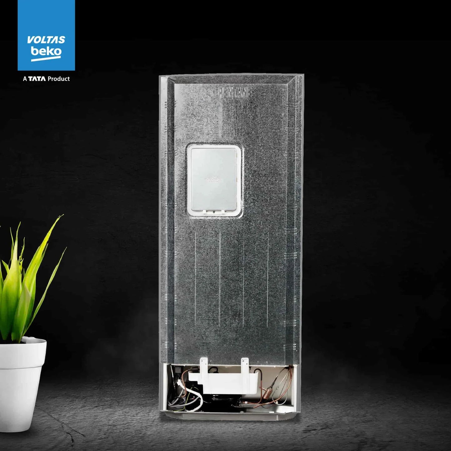 Voltas Beko RFF295C/WPXBR0I0000GD 250 L 3 Star Frost Free Double Door Refrigerator | NeoFrost Dual Cooling | ProSmart Inverter Compressor | Wooden Black | Suraj Electronics