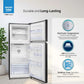 Voltas Beko RFF295C/WPXBR0I0000GD 250 L 3 Star Frost Free Double Door Refrigerator | NeoFrost Dual Cooling | ProSmart Inverter Compressor | Wooden Black | Suraj Electronics
