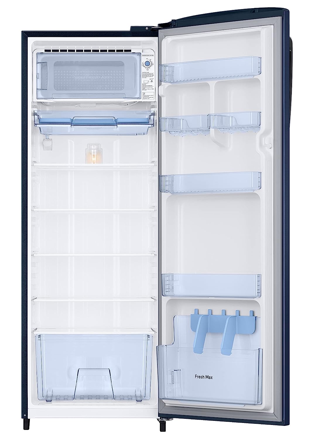 Samsung 246L 3 Star Inverter Direct-Cool Single Door Refrigerator (RR26C3753CU/HL,Camellia Blue)
