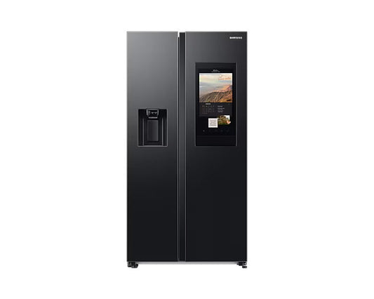 Samsung RS7HCG8543B1HL 615L 5-in-1 Convertible Side-by-Side Refrigerator | Family Hub | View Inside Camera | Wi-Fi Enabled | Digital Inverter Compressor | Non-Plumbing Dispenser | EZ Clean Black | 3 Star