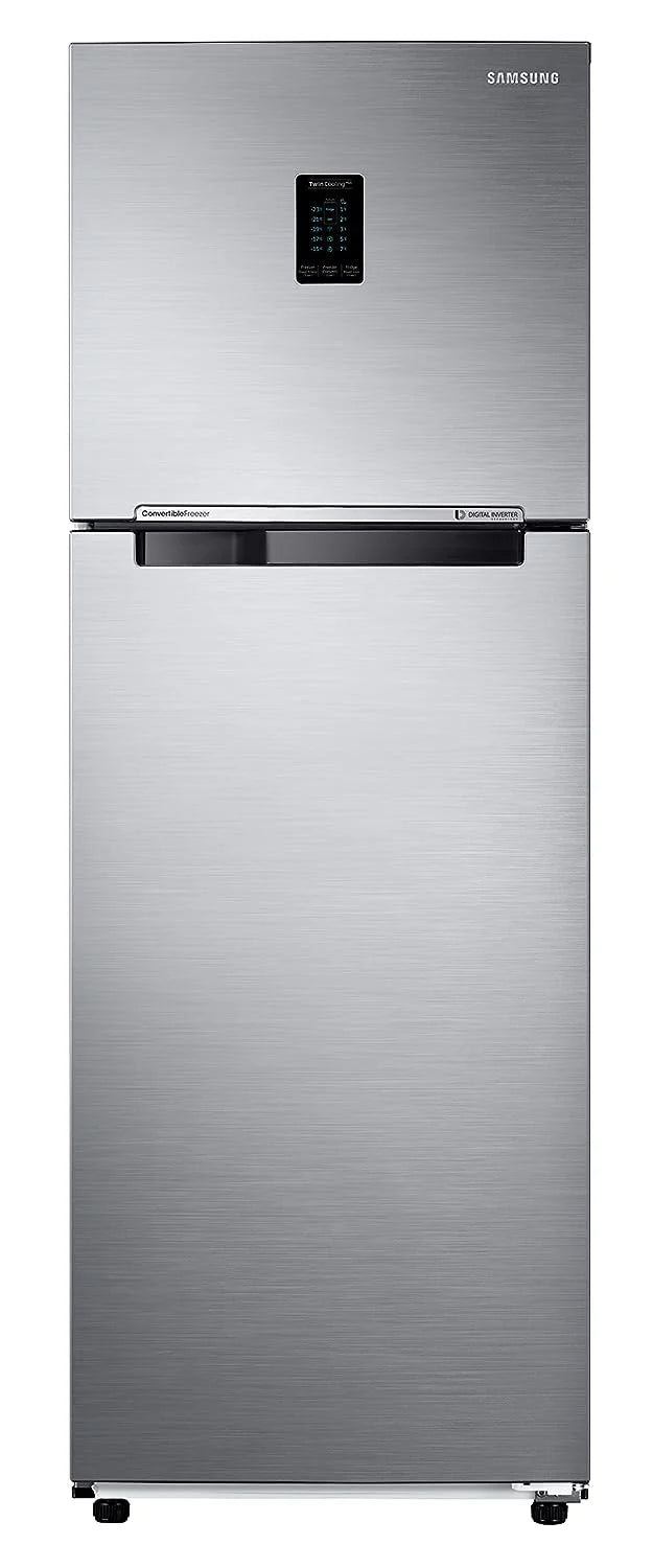 Samsung RT39C5531S8/HL 363L 1 Star Inverter Frost-Free Convertible 5 In 1 Double Door Refrigerator Elegant Inox