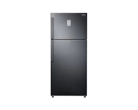 Samsung RT42C5C52BS/HL 376L 2 Star Inverter Frost-Free Convertible 5 In 1 Curd Maestro Double Door Refrigerator (Black Inox)