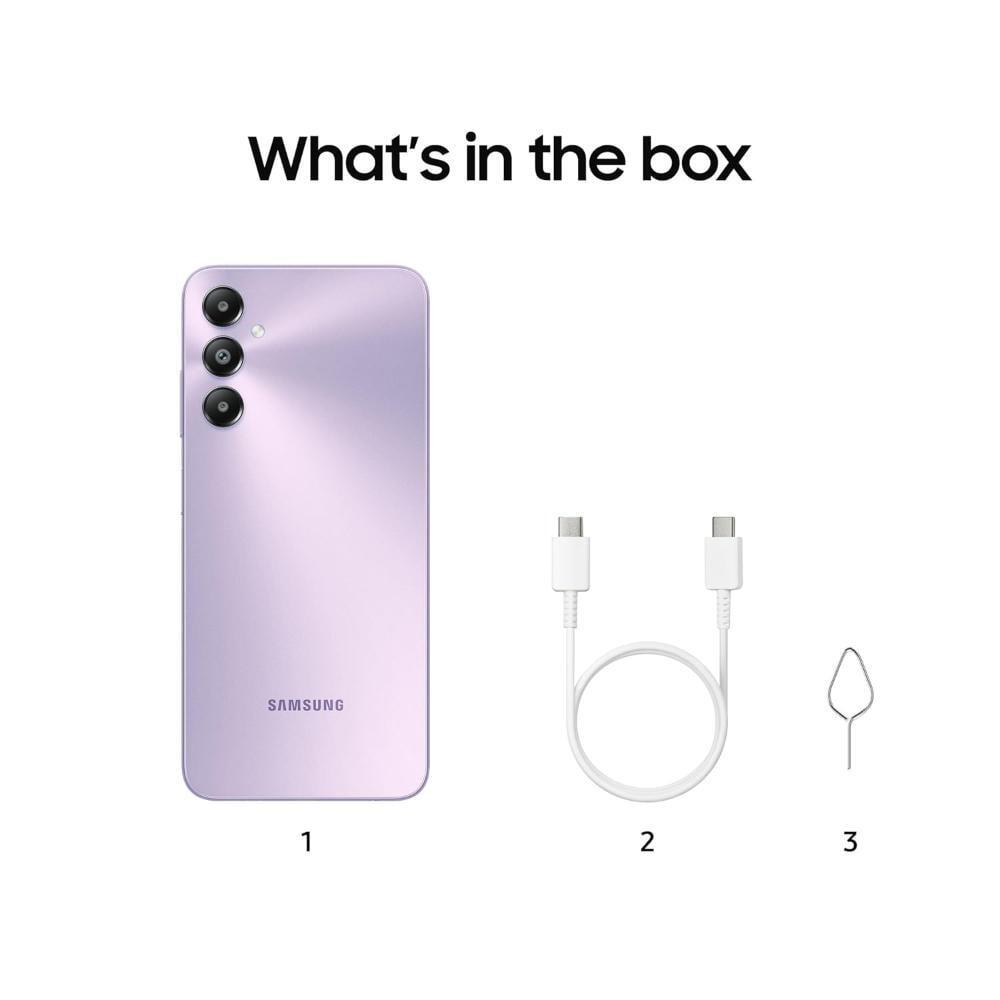 Samsung Galaxy A05s 4G 128 GB, 4 GB RAM, Light Violet, Mobile Phone