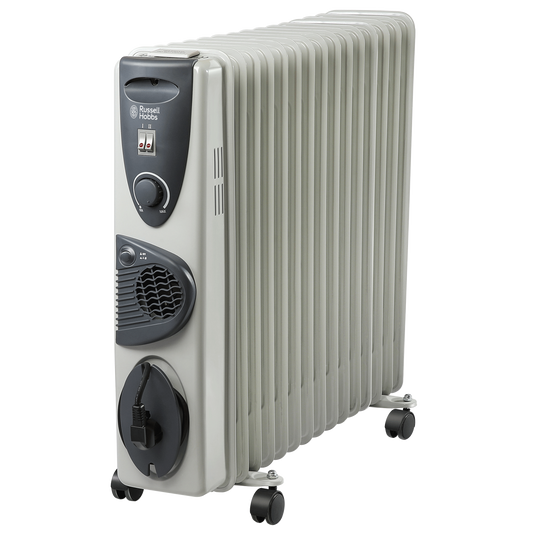 Russell Hobbs RH ROR09F 2400W Room Heater | 9 Fins | Fan-Forced Heating | Overheat Protection | Suraj Electronics Delhi NCR