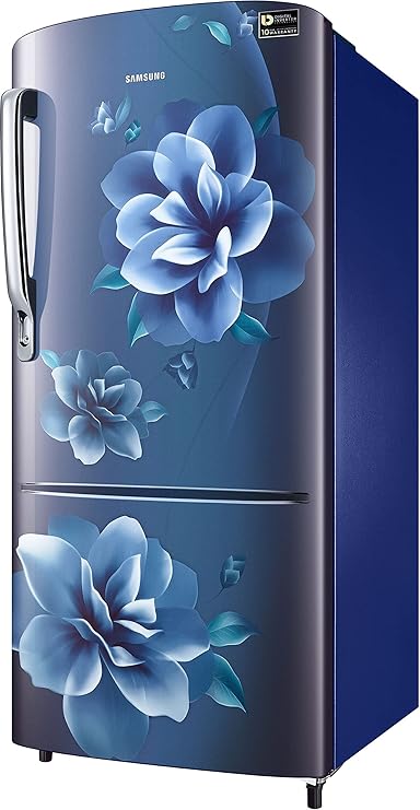Samsung RR20C2723CU/NL 183 L, 3 Star, Digital Inverter, Direct-Cool Single Door Refrigerator,( Camellia Blue )