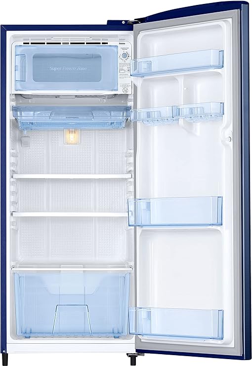Samsung RR20C2723CU/NL 183 L, 3 Star, Digital Inverter, Direct-Cool Single Door Refrigerator,( Camellia Blue )