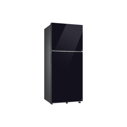 Samsung RT41DB6A4B22HL 396 L 2 Star Frost Free Double Door Refrigerator, Clean Black Glass