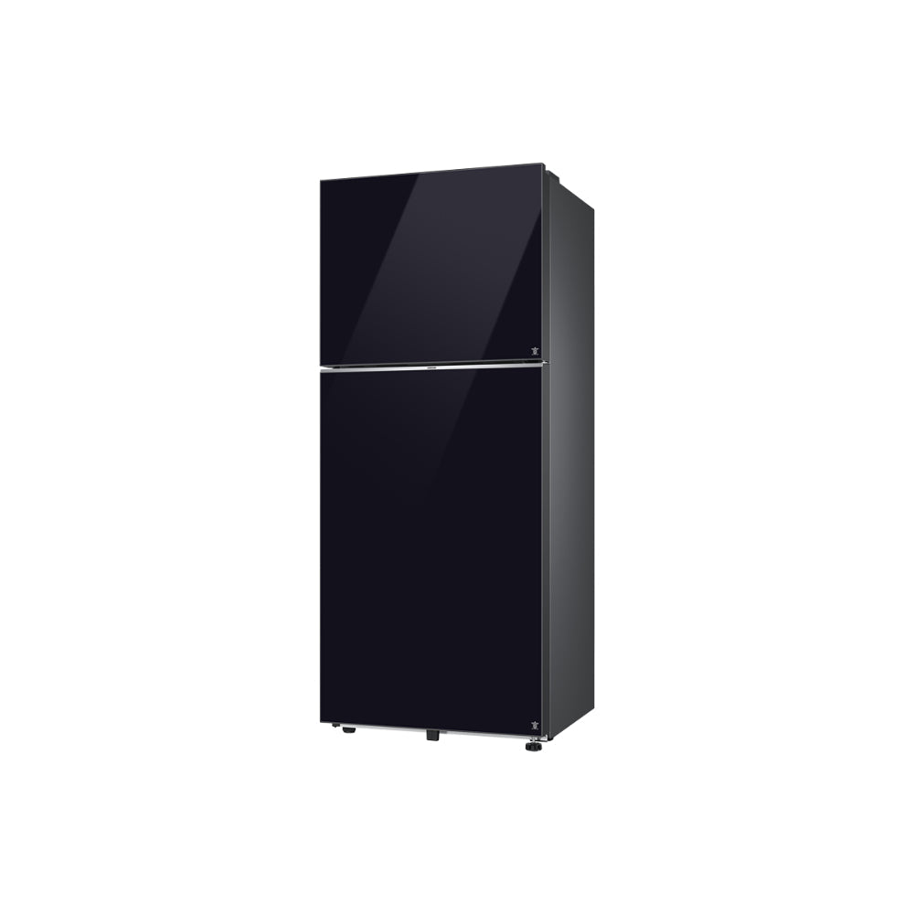 Samsung RT41DB6A4B22HL 396 L 2 Star Frost Free Double Door Refrigerator, Clean Black Glass