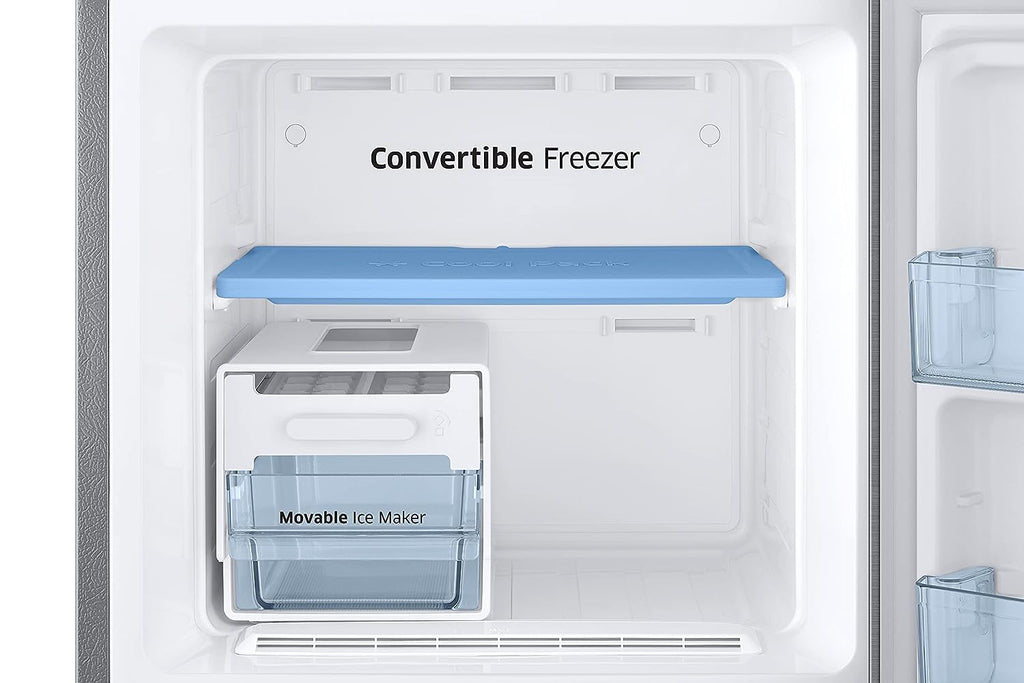 Samsung RT30C3732S8/HL 256L 2 Star Frost Free Convertible Inverter Double Door Refrigerator – Elegant Inox, Digital Inverter, Power Cool