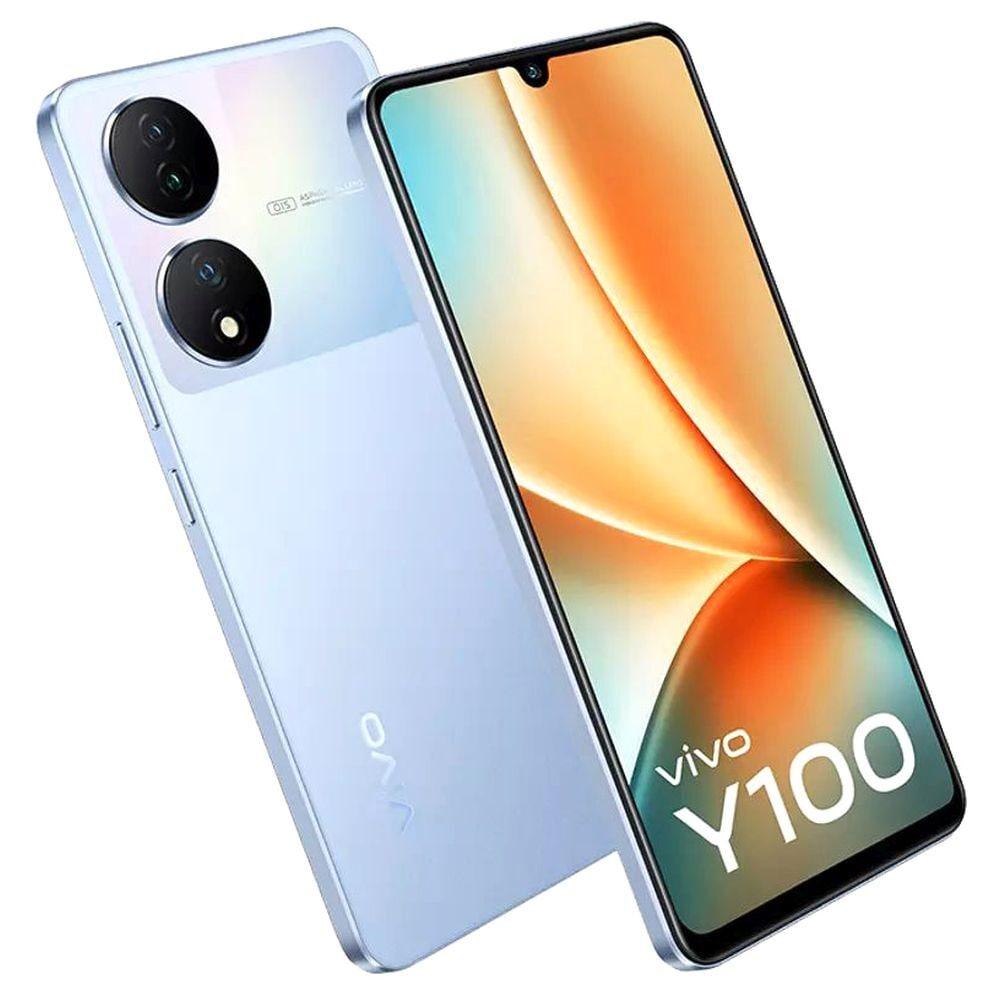 Vivo Y100A 5G 256 GB, 8 GB RAM, Pacific Blue, Mobile Phone