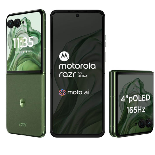 Motorola Razr 50 Ultra 5G 12 GB RAM, 512 GB, Spring Green, Mobile Phone with Moto Buds+ Earphone