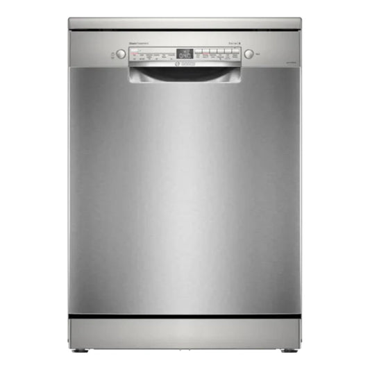 Bosch SMS6IKI01I Series 6 14 Place Setting Dishwasher (Wi-Fi Enabled, EcoSilence Drive, HygienePlus, ExtraDry, Brushed Steel, Freestanding)