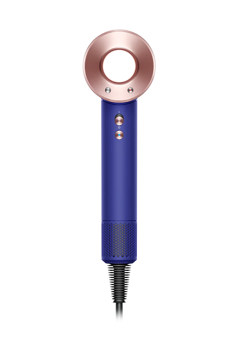 Dyson Supersonic hair dryer in Vinca blue and Rosé