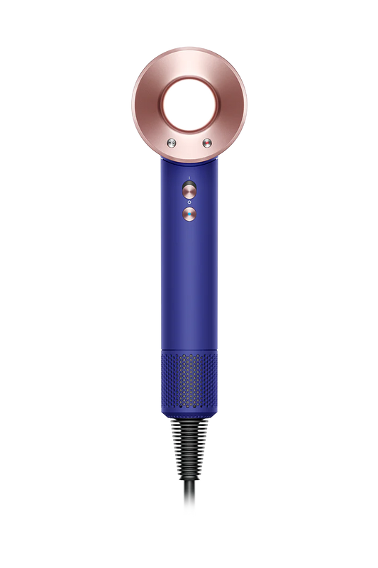 Dyson Supersonic hair dryer in Vinca blue and Rosé