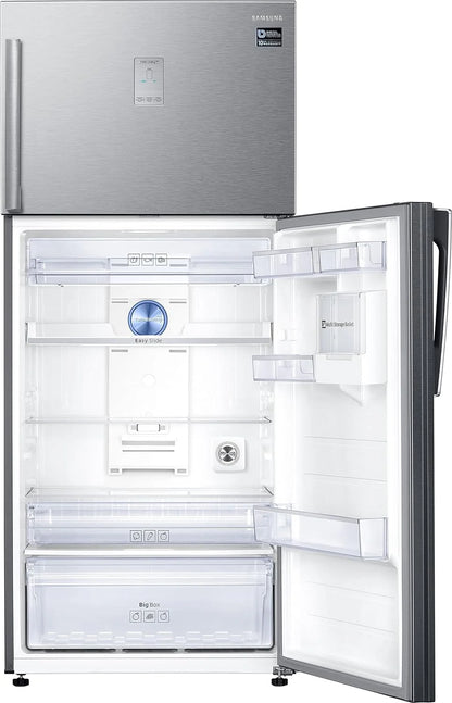 Samsung RT56C637SSL/TL 530 L, 1 Star, Convertible 5-in-1, Digital Inverter, Frost Free Double Door Refrigerator (Silver, Real Stainless)