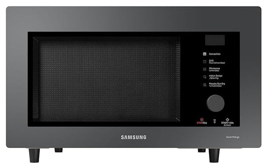 Samsung MC32B7382QC/TL 32L Convection Microwave Oven | Slim Fry, SmartThings, Indian Recipe Mode, Ceramic Inside – Clean Charcoal