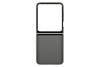 Samsung Galaxy Z Flip6 Silicone Case (Gray) | Slim Soft Touch Ring Grip | Suraj Electronics Delhi NCR