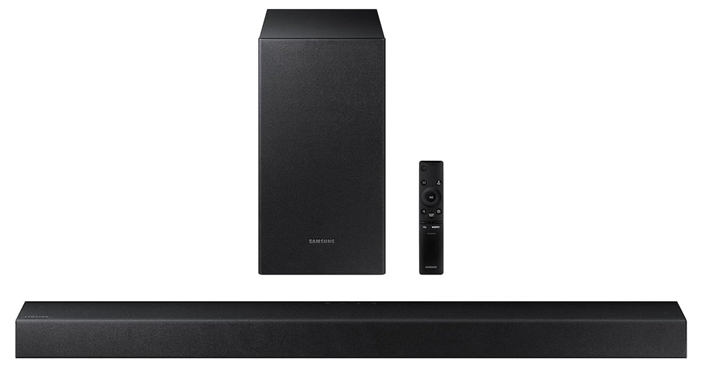 Samsung HW-T42E/XL 150W 2.1 Channel Bluetooth Soundbar with Dolby Digital, Built-in Woofer & Game Mode – Black