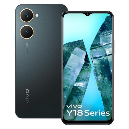 Vivo Y18e 64 GB, 4 GB RAM, Space Black, Mobile Phone